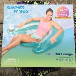 Summer Wave Chill Out Float Size Lare!!! 220 Pound Limit!!!