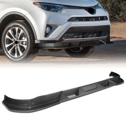 For 2016 2017 2018 Toyota Rav4 Carbon Painted Front Bumper Lip Splitter Spoiler -(2-PU-216-PCF
