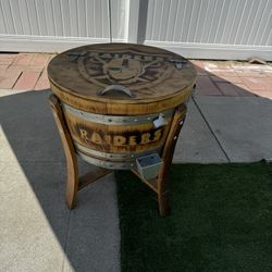 Raiders Wood Cooler 