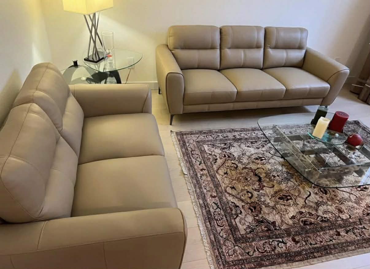 New Top Grain Leather Couch and Loveseat! Free Delivery 🚚!