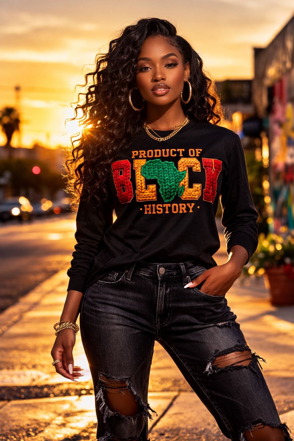 Black history Unisex Long sleeve shirt