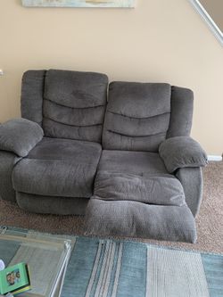 Recliner couch and chair great condition