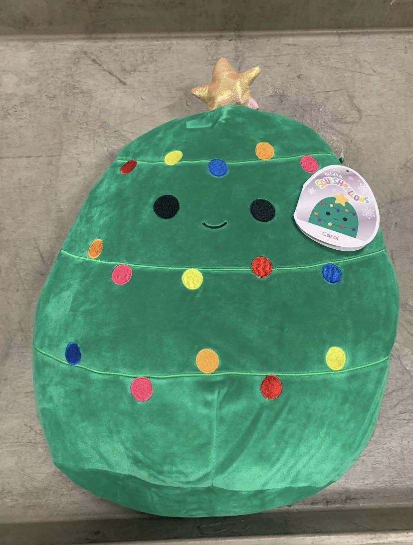 Carol Squishmallow (Christmas Tree 2021) RARE