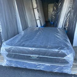 BRANDED QUEEN SIZE PILLOW TOP 13”COMFORT+QUALITY BRAND NEW DELIVERY 🚚 AVAILABLE 