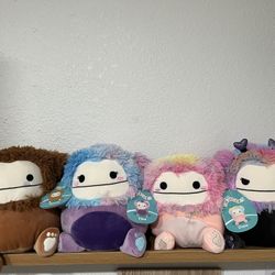 Assortment of 8” Bigfoot Squishmallows