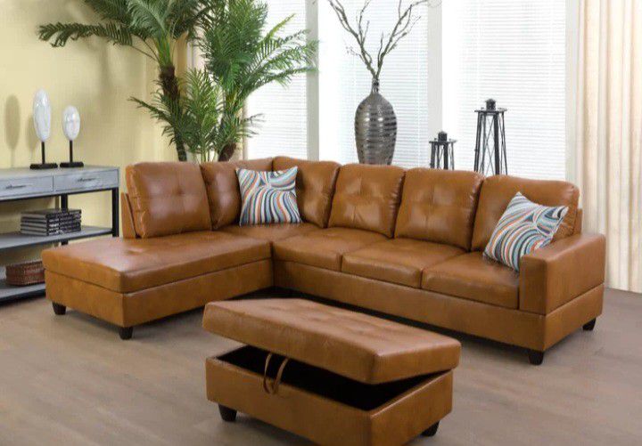 New SECTIONAL BROWN