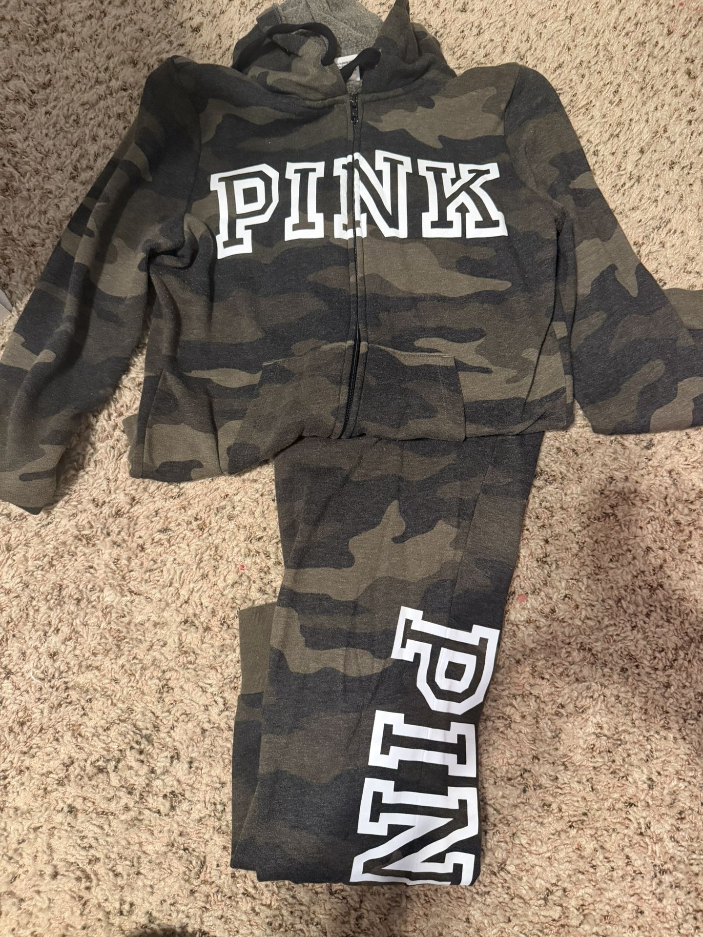 VS pink Pants And Hoodie