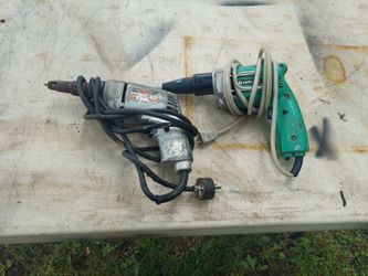 2 drywall, drills, electric. $10 for both