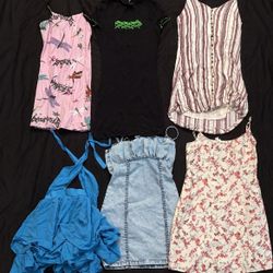 Women’s XS–M Summer Dress Bundle (9 Pieces) – Floral/Trendy Styles