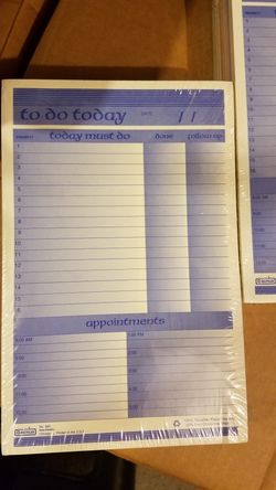 8 Pack of 'To-Do' Note Pads