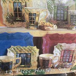 12 Pc Hostess Set From France