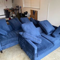 Couch and love seat