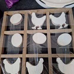 Chicken & Egg Tic Tac Toe Board Game
