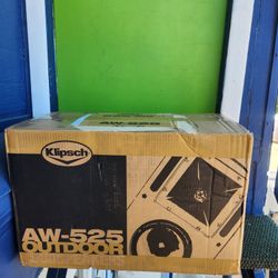 Klipsch AW 525 BLACK OUTDOOR SPEAKER SET