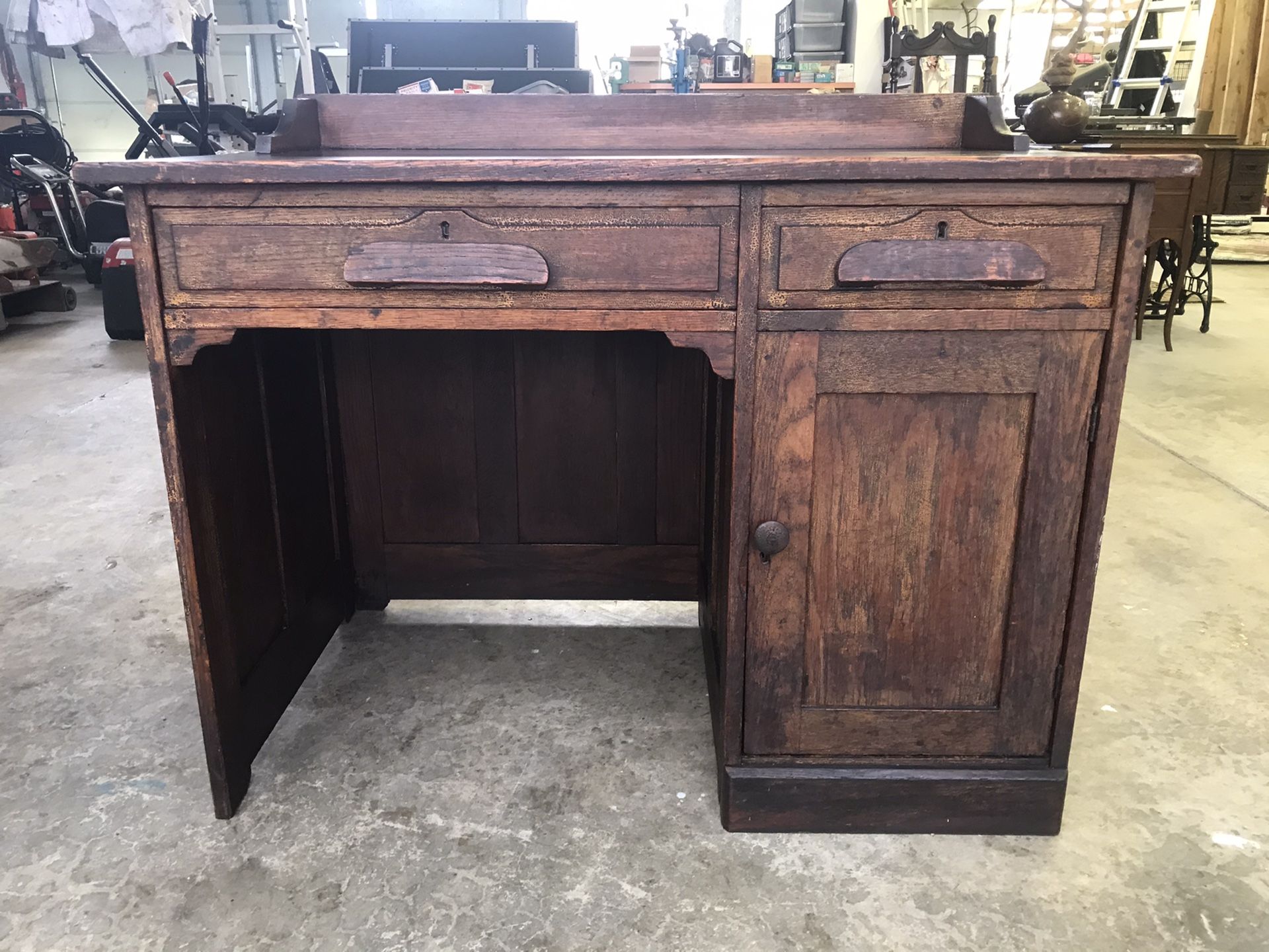 Antique Solid Wood Desk