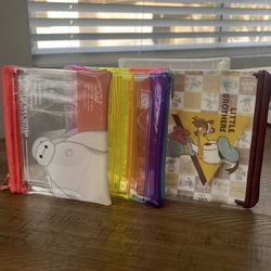 Mini Board Zipper Pouches (Disney Pins)