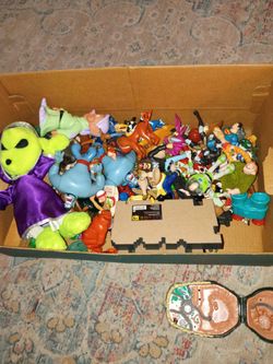 Random burger king toys Disney Nickelodeon etc