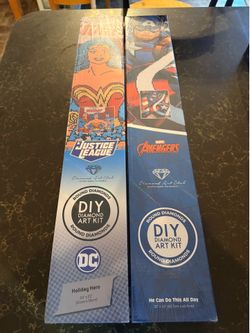 Brand new Diamond Art kits Dc and Marvel Super Heroes