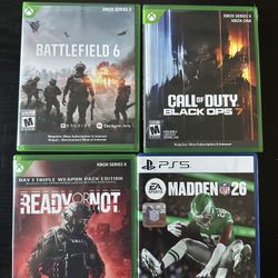 Xbox Series X And PlayStation 5 Games 