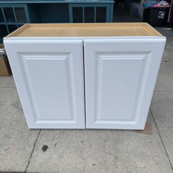 New White Kitchen Base Cabinet 2 Door Storage Never Installed
