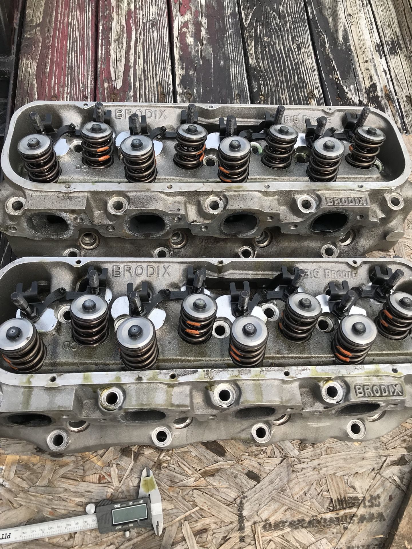 Brodix Big brodie bb2 aluminum heads bbc drag race