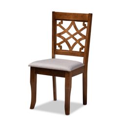 Brown Wooden Chairs- Set Of 2 