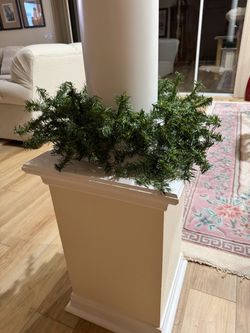 Decorative Greenery Garland ~ 10 ft. Indoor/outdoor. Artificial greenery garland for home decor. About a 10 foot strand.