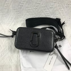 Marc Jacobs Colorblock Snapshot Crossbody bag   Black
