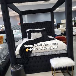 ✨️ Queen, King Canopy Bed Frame ✨️ Furniture Sectionals, Dining Avail 