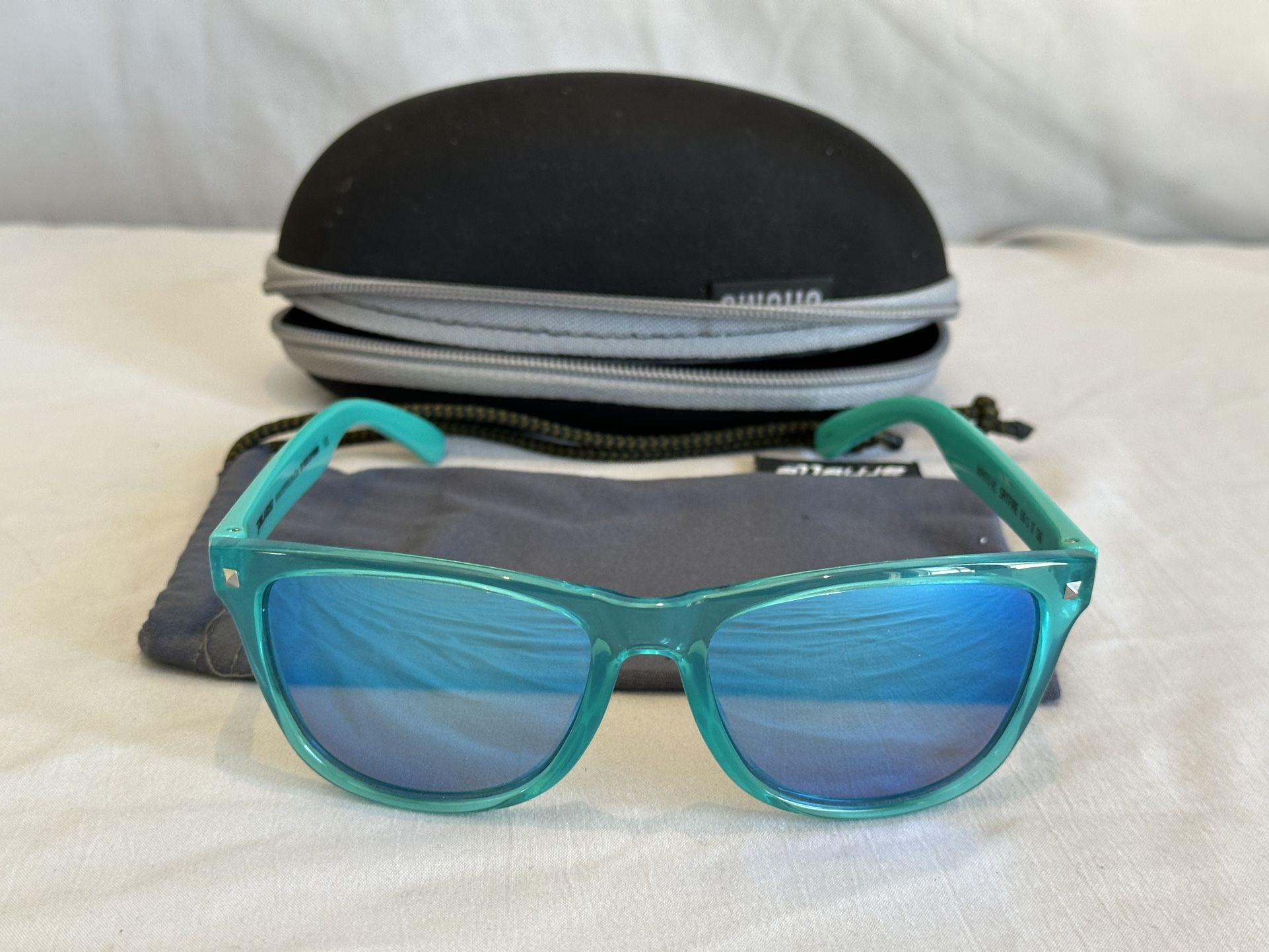 Peppers Spitfire Polarized Sunglasses, Aqua(Teal), 55 [] 17 135
