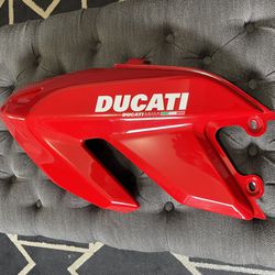 Ducati Hypermotard Left Side Cover Fairing Red