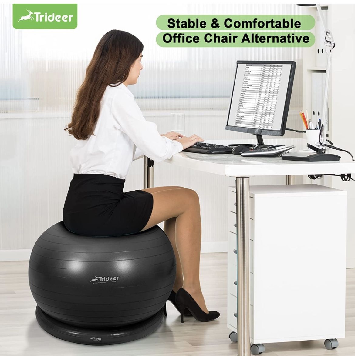 Yoga Chair with Ball