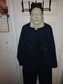 Michael Myers full costume mask and Dickies jumpsuit $100