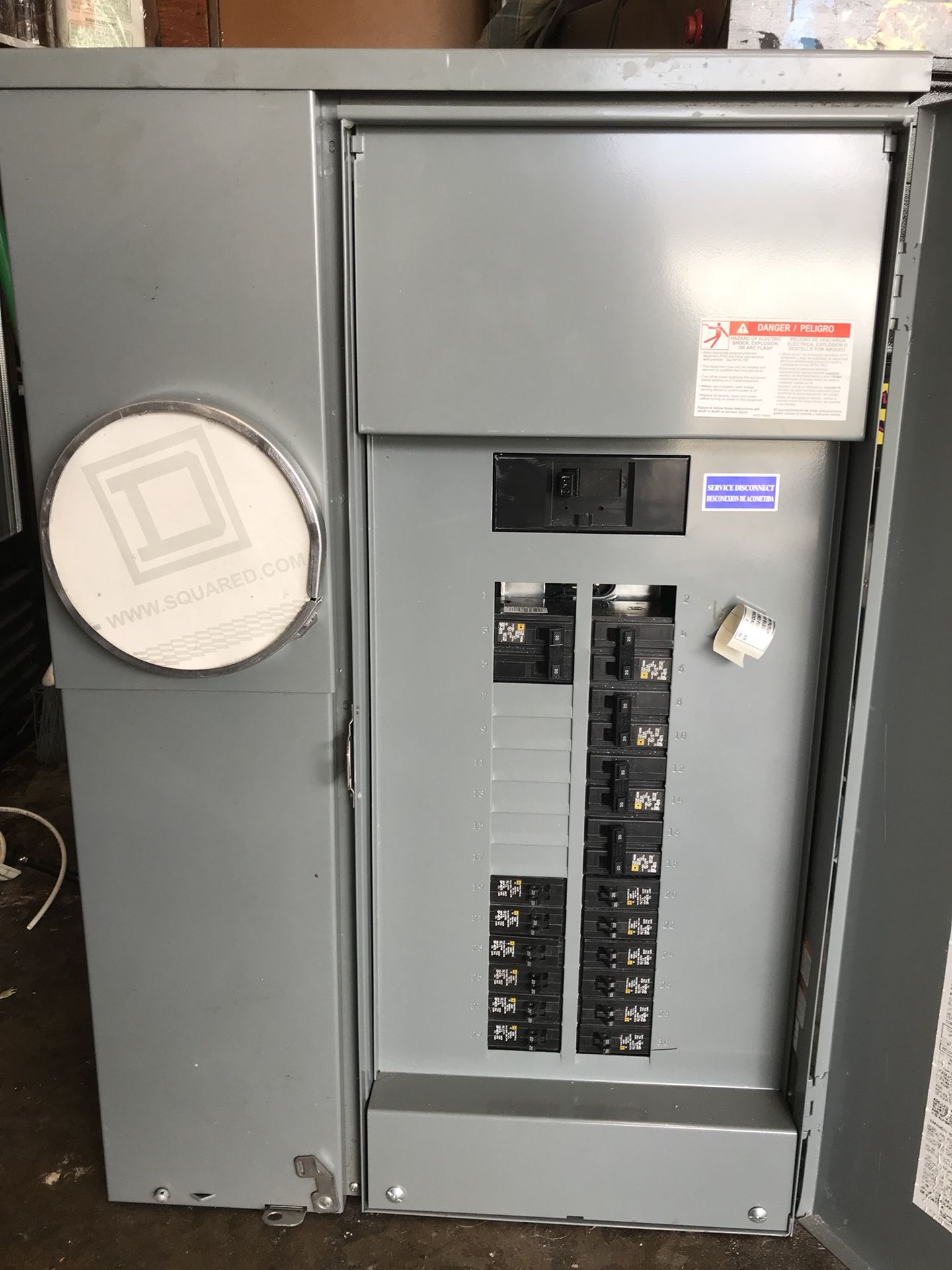 Square D 200amp Solar Ready Electrical Panel
