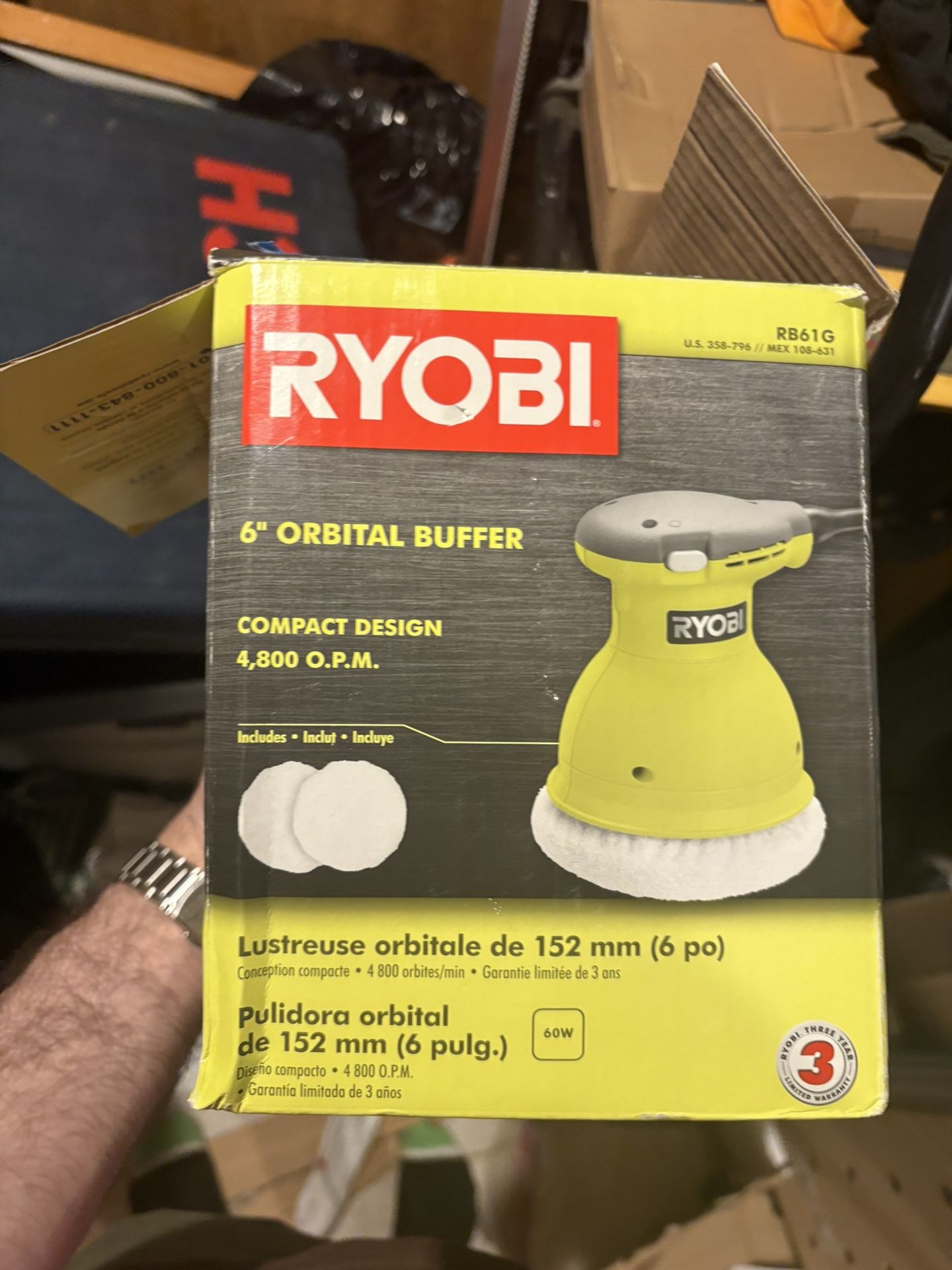 Ryobi 6” Orbital Buffer