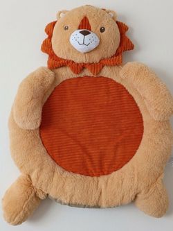 Lion Plush Tummy Time Activity Playmat - Round