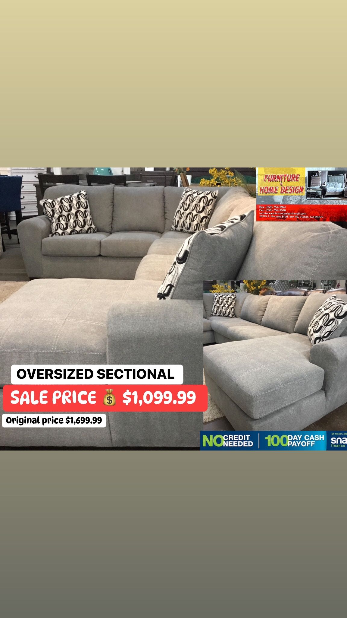 Oversized Sectional