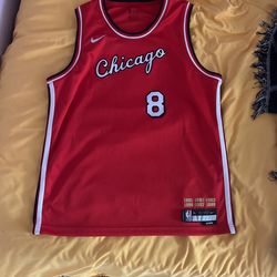 PERFECT condition zach lavine jersey