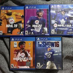 PS4 Games All For 20$