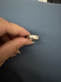Men’s Fashion Stainless Steel Wedding band size 10 each $22