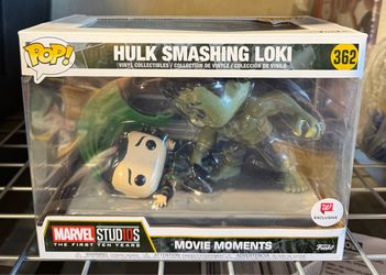 Funko POP! Marvel Movie Moments Hulk Smashing Loki #362 Walgreens Exclusive!