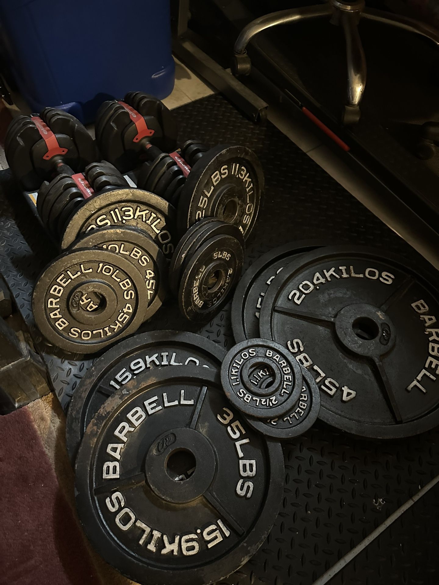 Weights Total 255lbs