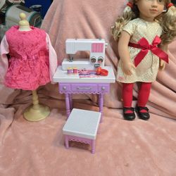OG Sewing Station & Doll