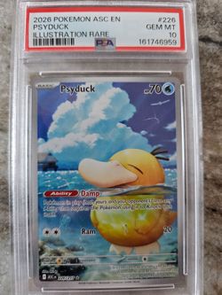 POKEMON PSYDUCK 2026 ASC EN-ASC HEROES #226 ILLUS RARE PSA 10