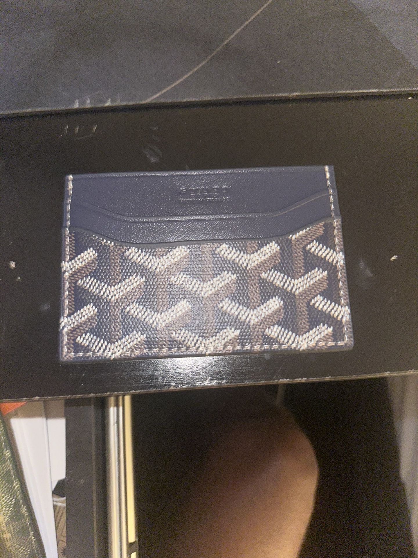 Blue Goyard Wallet Card Holder