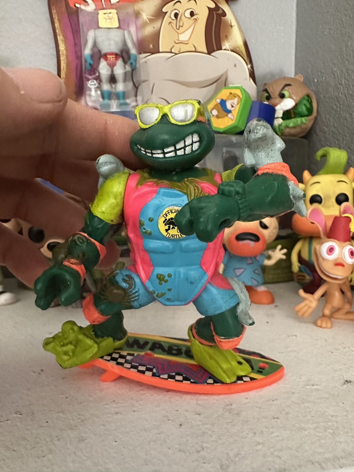 Michelangelo- TMNT - VINTAGE ACTION FIGURE 