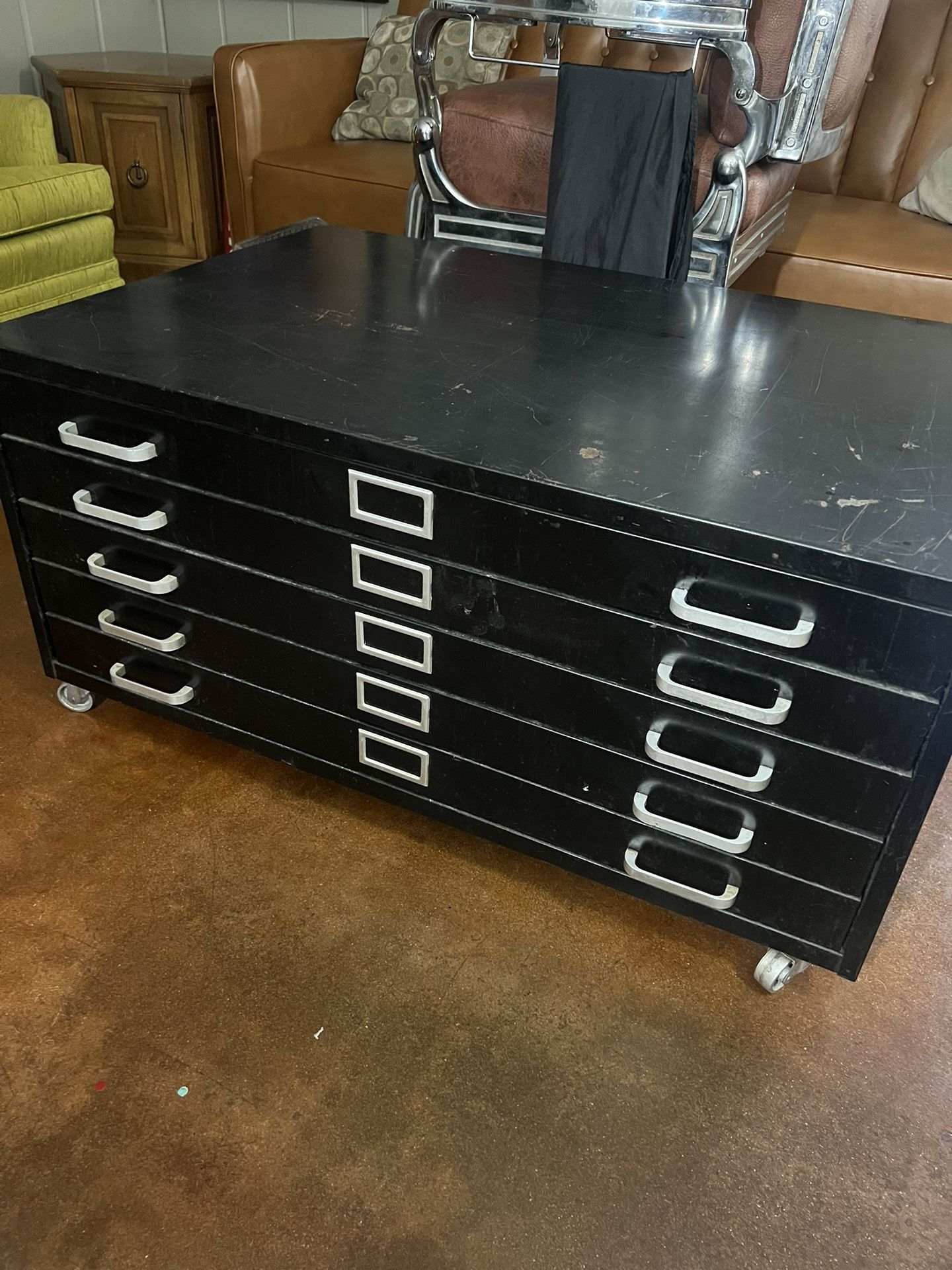 Blueprint Flat File Cabinet