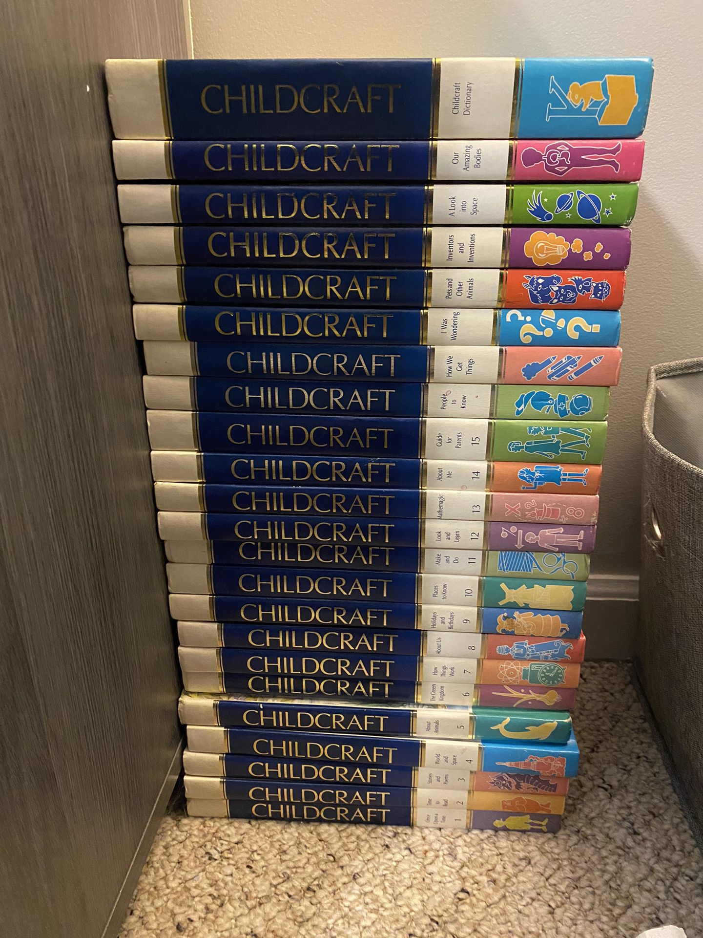 Vintage Childcraft 15 Volume 1987 Library Set