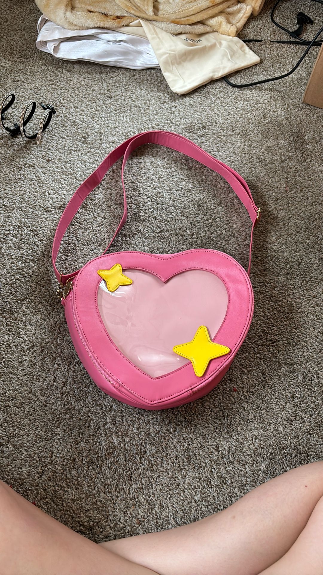 Pink Heart Purse
