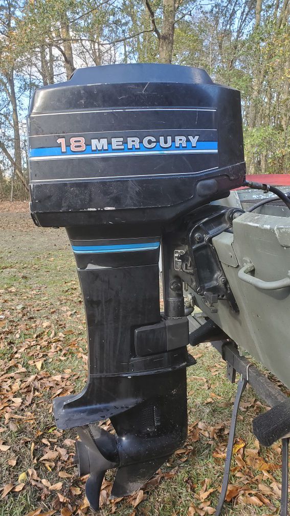 18 hp Mercury Outboard